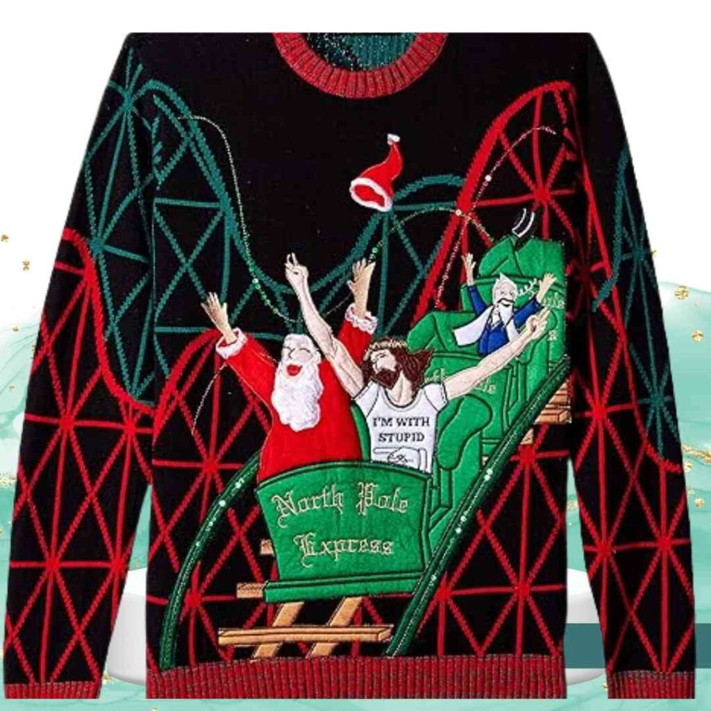 goth christmas sweater